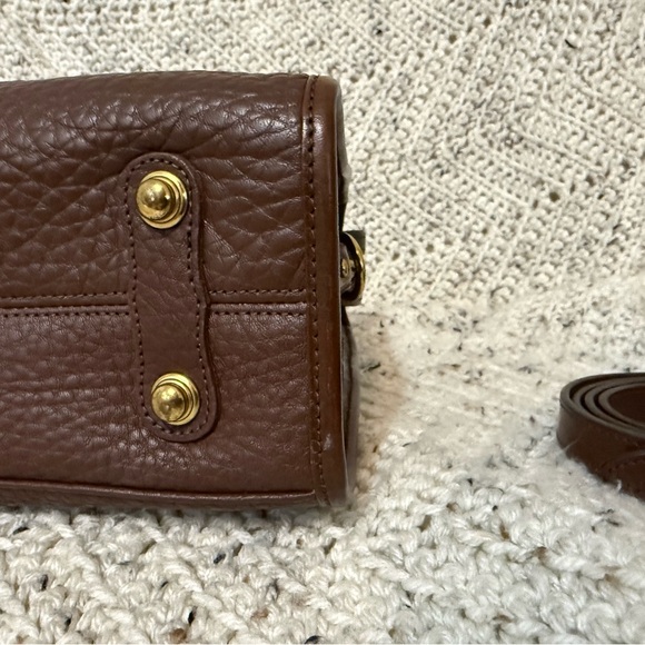 Dooney and Bourke Vintage Chocolate Shoulder Satchel - Picture 4 of 5
